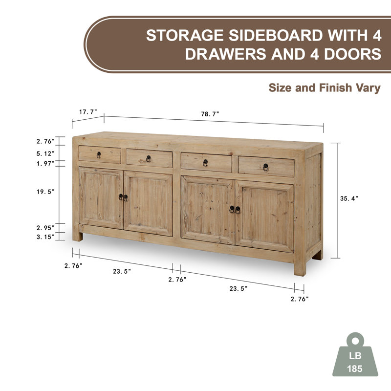 Capri 79'' W Sideboard
