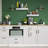 Melannco METAL RAILNG MDF SHELF-86795348
