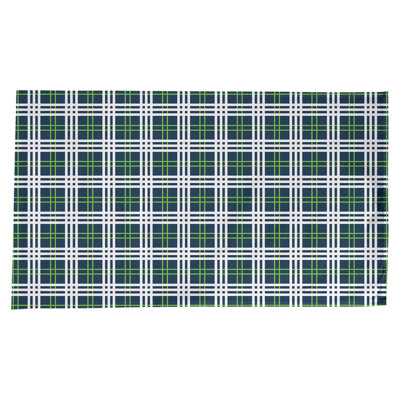Plaid Cotton Blend Tablecloth
