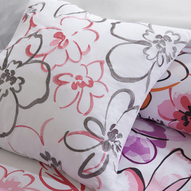 Hypoallergenic Floral King Bedding Set, Polyester Comfort, Home Decor