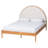 Baxton Studio Wrenley Japandi Oak Brown Wood Queen Bed -490402393