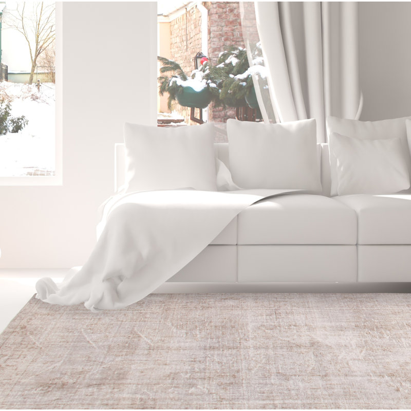 Tapis unique en laine noué à la main de style années 2000 de 5 pi x 8 pi 6 po Oglesbee