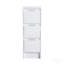12" Freestanding Bathroom Storage Cabinet, 3-Soft Close Drawer, Glossy White,(Kd-Packing)