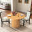 Charleily 47.2'' Solid Wood Round Dining Table-113208118