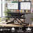 VersaDesk EvoLift 32" Electric Standing Desk Converter, Height Adjustable Desk Riser with Keyboard Tray-2130504489