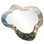 Pivoines dans le plateau balayé par le vent I - miroir mural décoratif de pivoines, miroir de coiffeuse traditionnel, imprimé sur métal