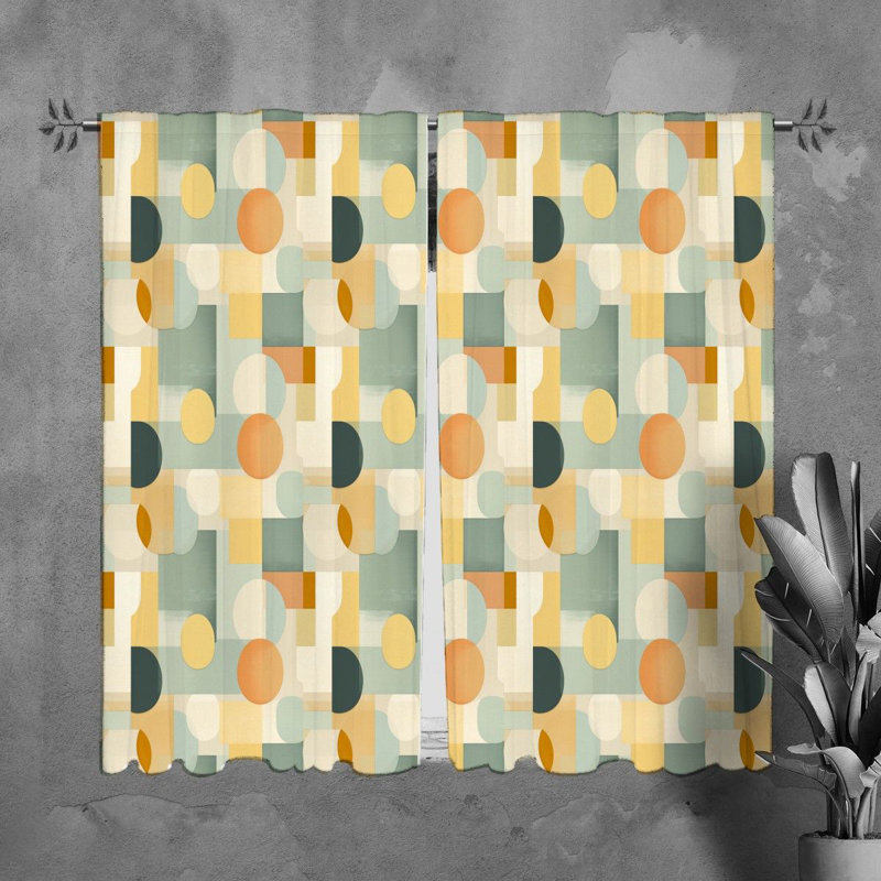 Paire de rideaux obscurcissant en polyester Latesia, L 40 po x L 82 po