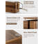 Grand boîtier de gestion de câbles en bois d'acacia à bord arrondi-133200369-125529469
