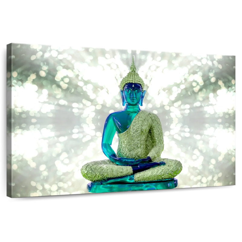 Leisha Emerald Buddha, 26" H x 39" W