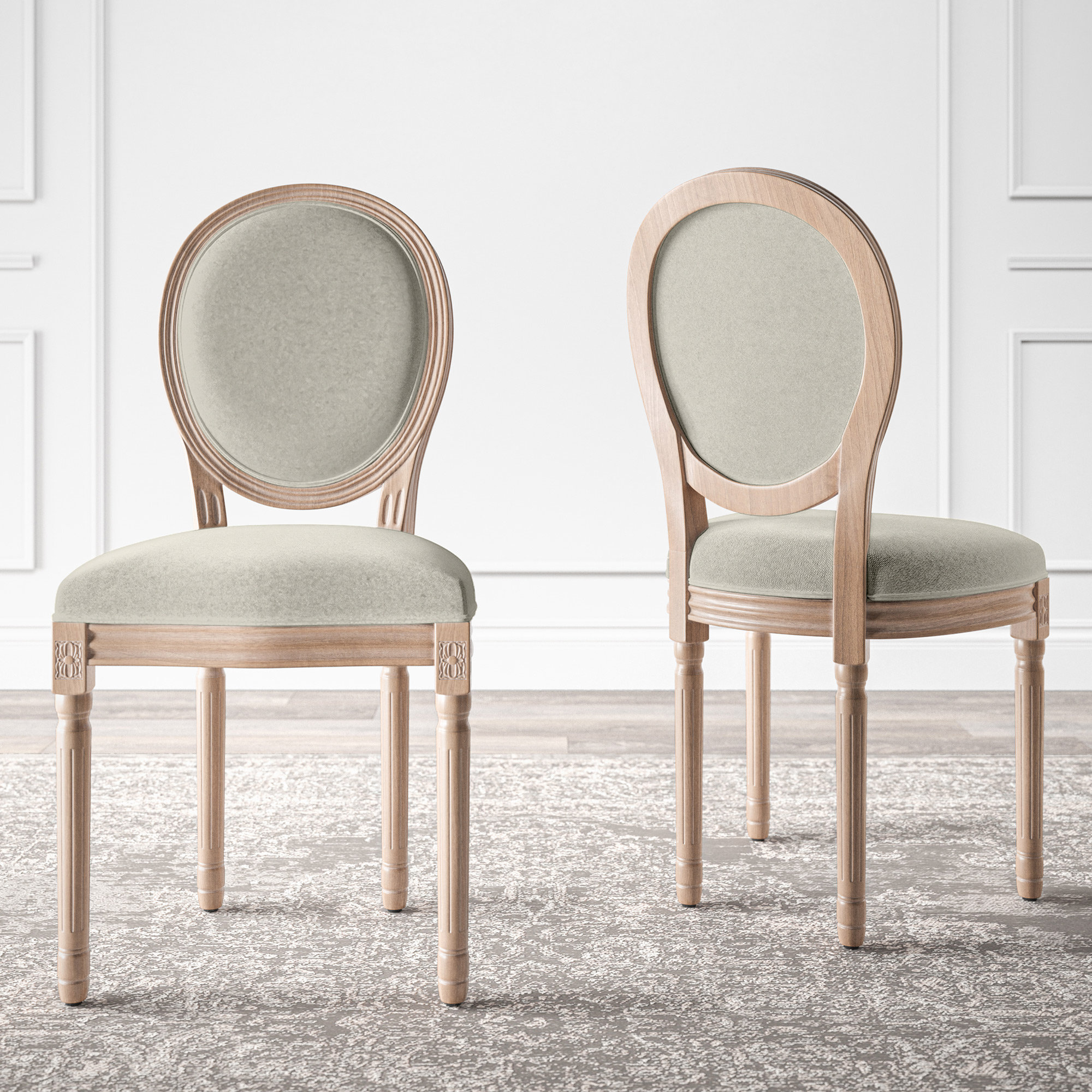 Circle back dining cheap chair