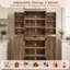 Aaleah 72'' Kitchen Pantry with 12 Door Shelves, 6 Adjustable Shelves and 1 Deep Drawer-358702182