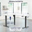 Bureau de coin électrique debout VIVO, poste de travail en L-102434953-102434950