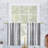Archaeo Akari Slub Textured Linen Blend Semi-Sheer Grommet Kitchen Curtain Valance and Tier Pair-1874665739-1808561272-1807435750