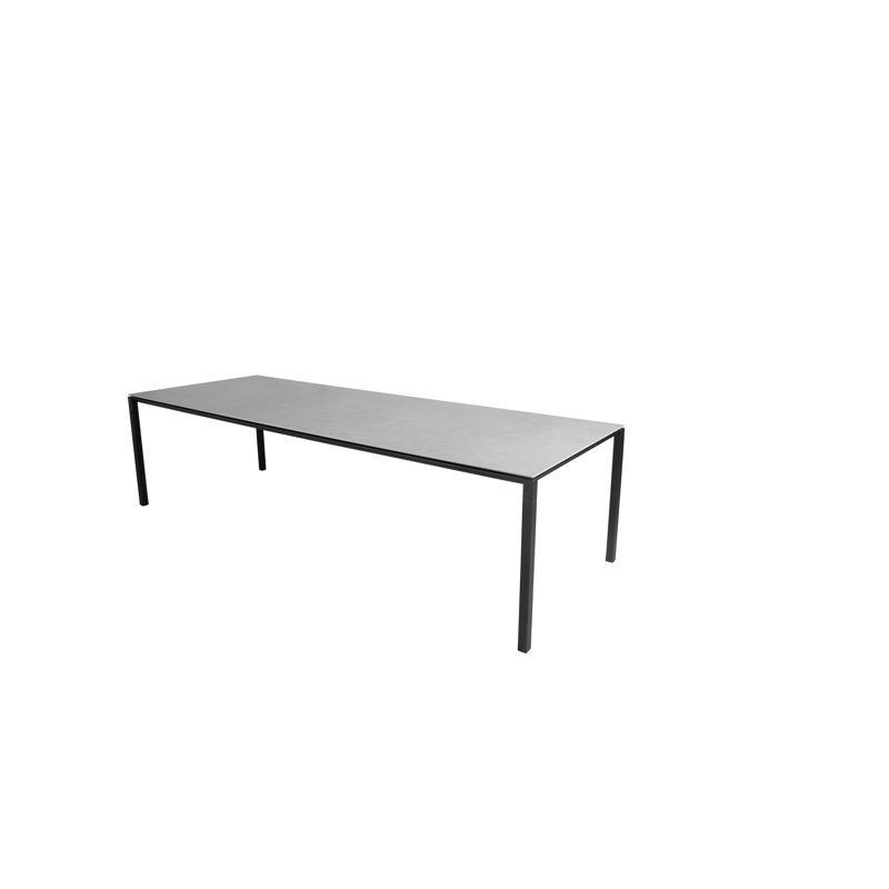 Pure Outdoor Dining Table, Concrete Gray