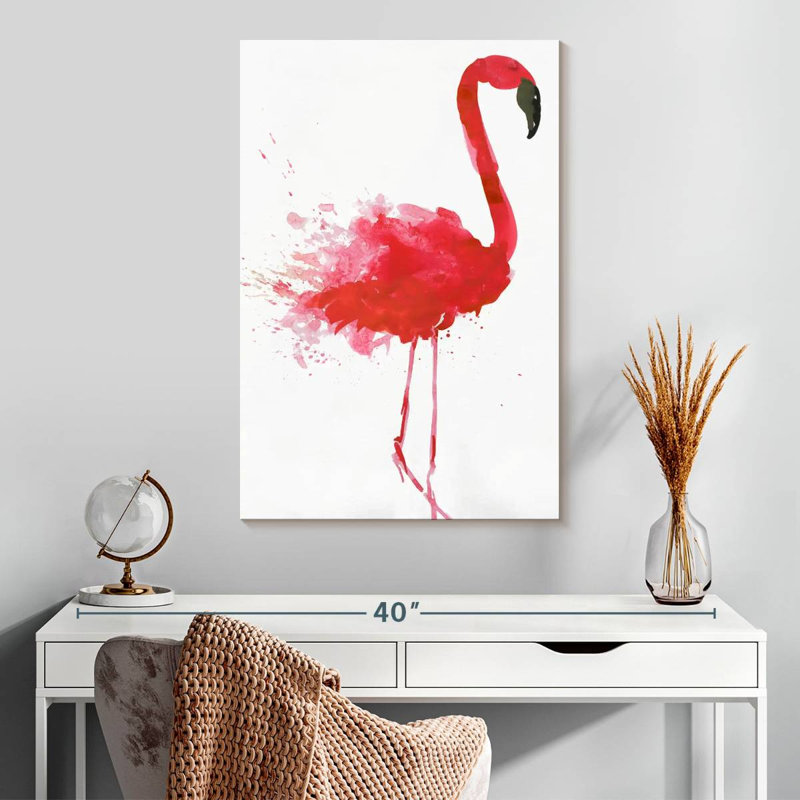 Brampt Pretty Flamingo, 30" H x 20" W