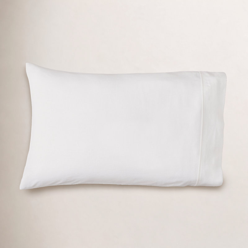 Jeffen Linen Blend Pillowcase Set, King, White