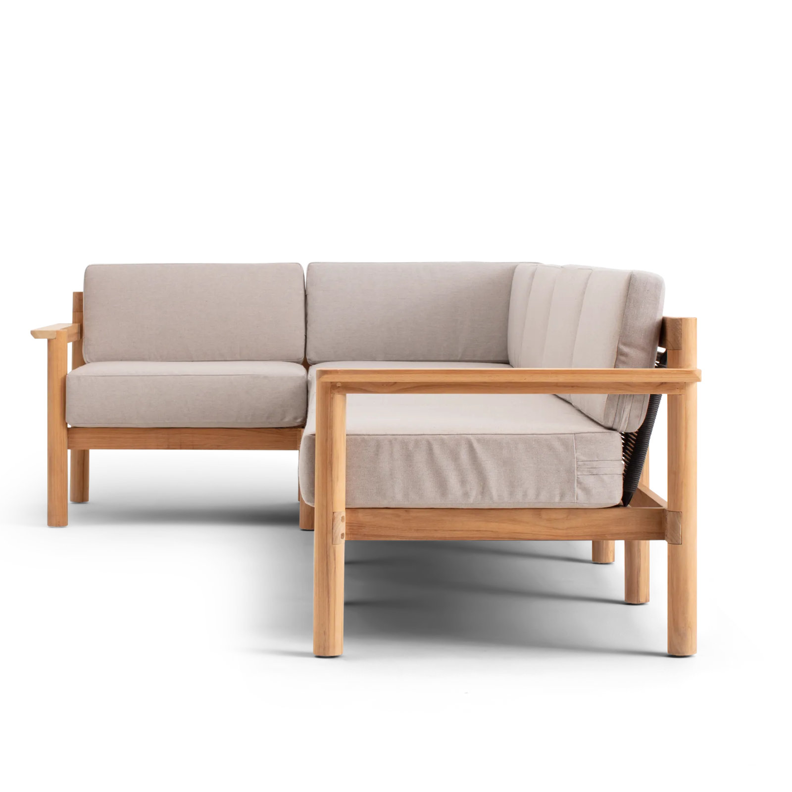 Haven 114" Sunbrella® Patio Sectional, Sunbrella Ashe