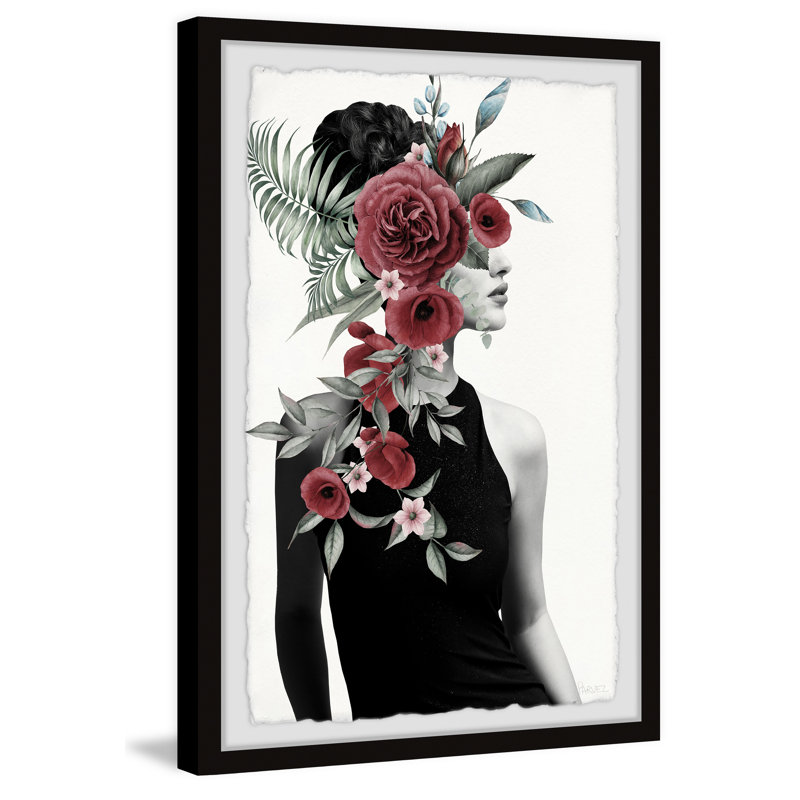 Red Blooms by Parvez Taj - Single Picture Frame Print, 61cm H x 41cm W