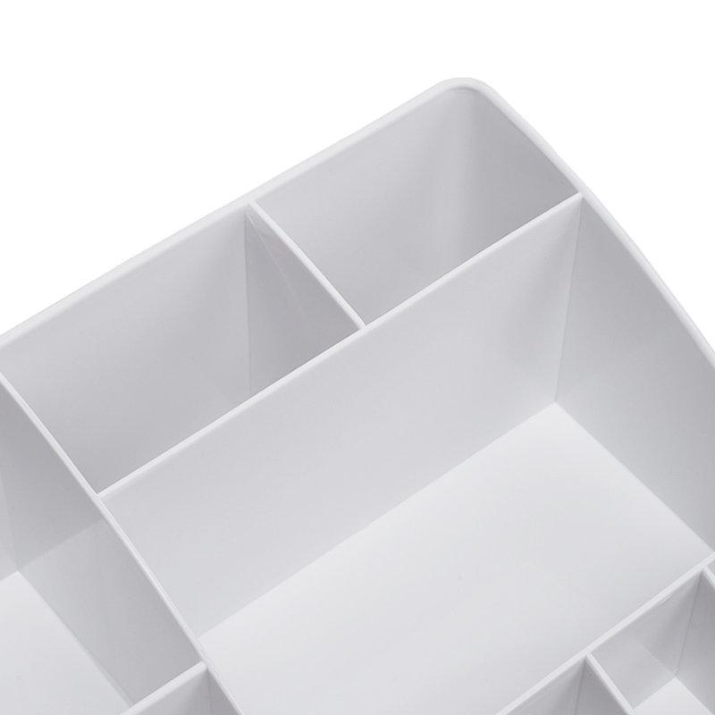 Caressa Plastic 13 Compartment Makeup Organiser