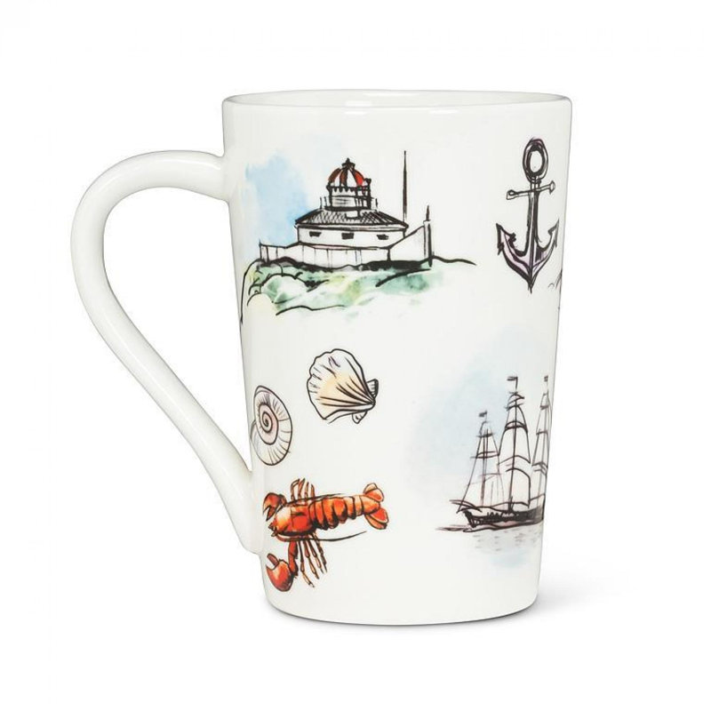Grande tasse à café en grès Bovina