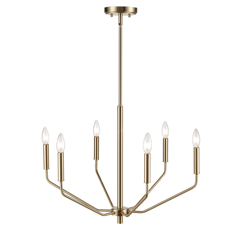 6 - Light Dimmable Sphere Chandelier