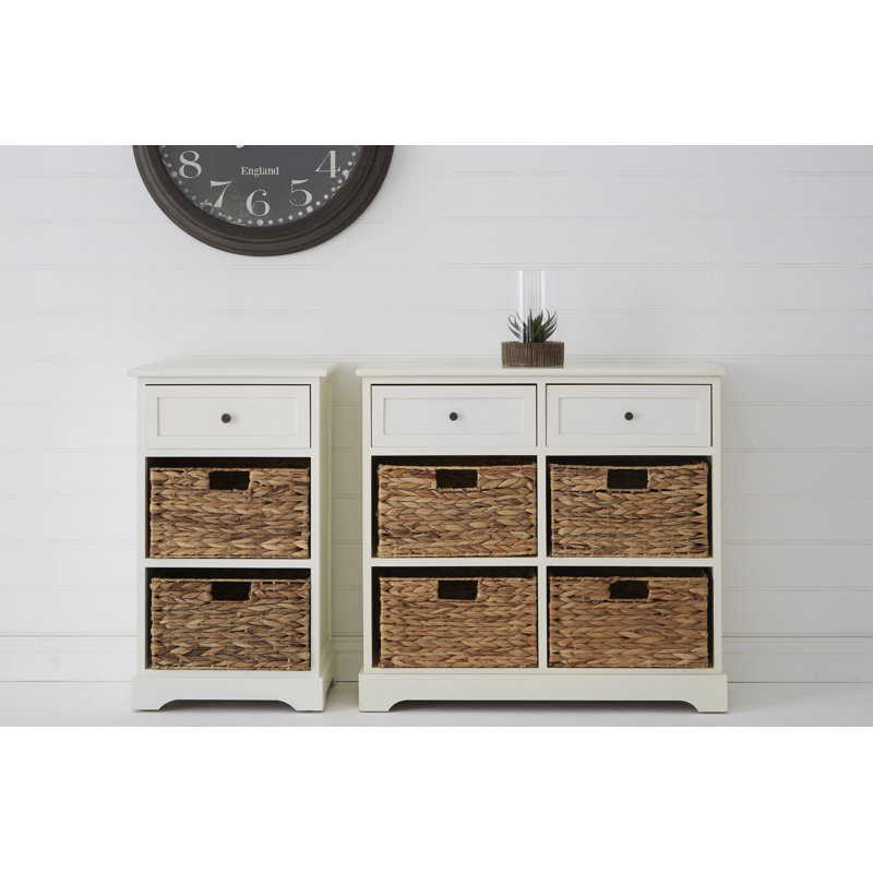 Belle Isle Wicker 76 cm W Chest of 2 Drawers