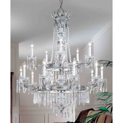 Duchess 15 - Light Dimmable Tiered Chandelier