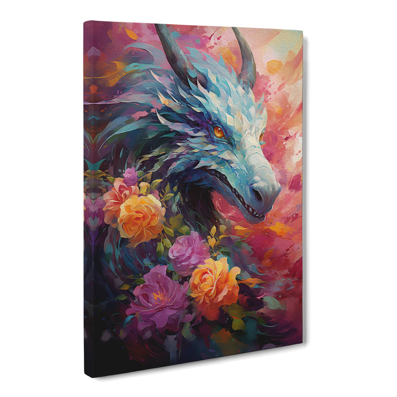 Dragon Impressionism - Print, 60cm H x 40cm W x 3cm D