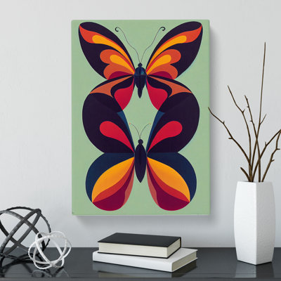 Cubism Butterfly Vol.2 - Wrapped Canvas