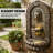 Outdoor Fountain,Wall-Mounted Fountain,Cascading Waterfall