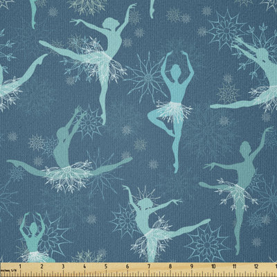 Crystl Snowflake Ballerina Multi-Purpose Fabric