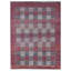 Hand-Knotted High-Quality Red and Blue Area Rug