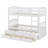 Bunk Bed With Ladder, Safety Rail, Trundle, Drawers-965868321