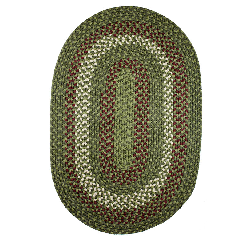 Charlise Synthetic Geometric Indoor / Outdoor Rug, Oval 3' x 5'