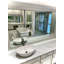 Polished White Handmade Oval Vessel Bathroom Sink