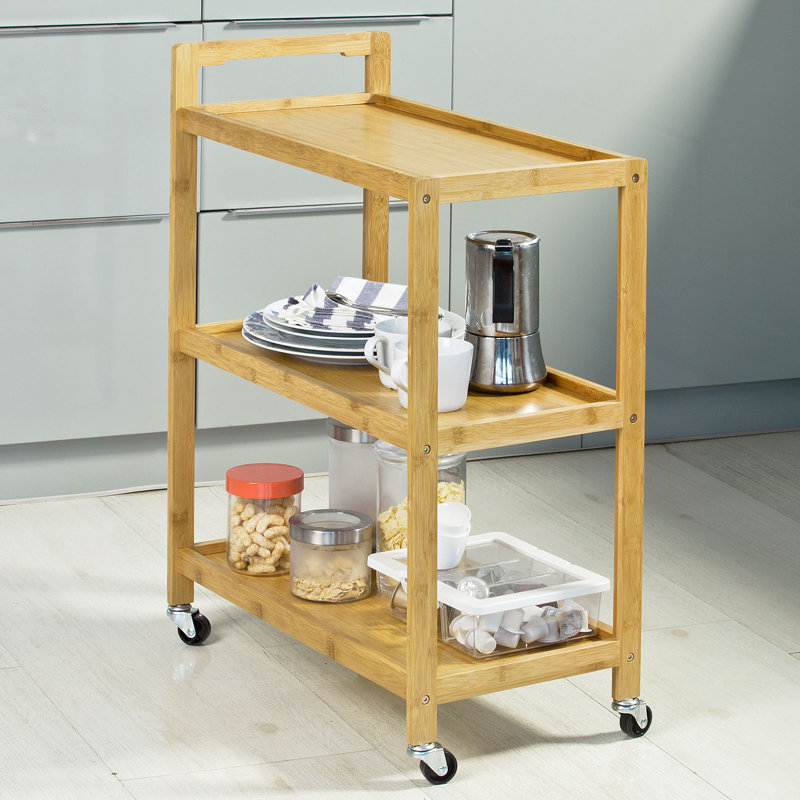 Coen Solid Wood Bar Cart