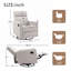 Fauteuil inclinable et pivotant Glider-1172776261