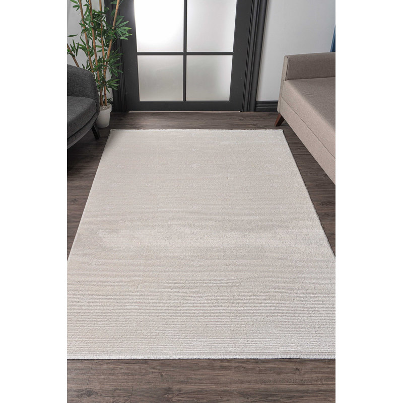 Naysa Solid Colour Area Rug, Rectangle 80 x 150cm