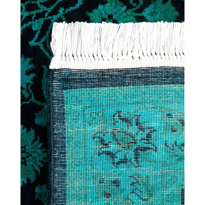 Fine Vibrance One-of-a-Kind 2'7" X 10'2" Hand Knotted Area Rug