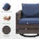 Nazime 2 Person Seating Group with Cushion