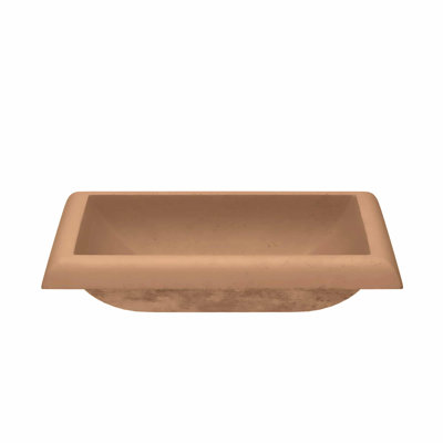 Montecito Handmade Rectangular Drop-in Bathroom Sink