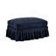 Repose-pieds en chenille - bleu-1873576694