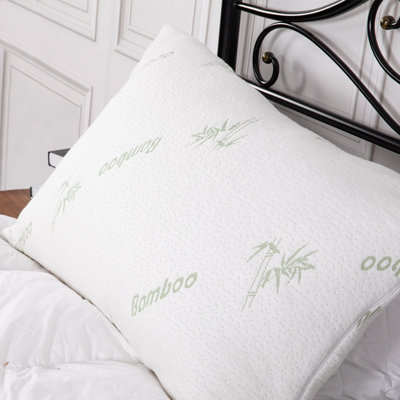 Bamboo Comfort Memory Foam Pillow with Removable Cover