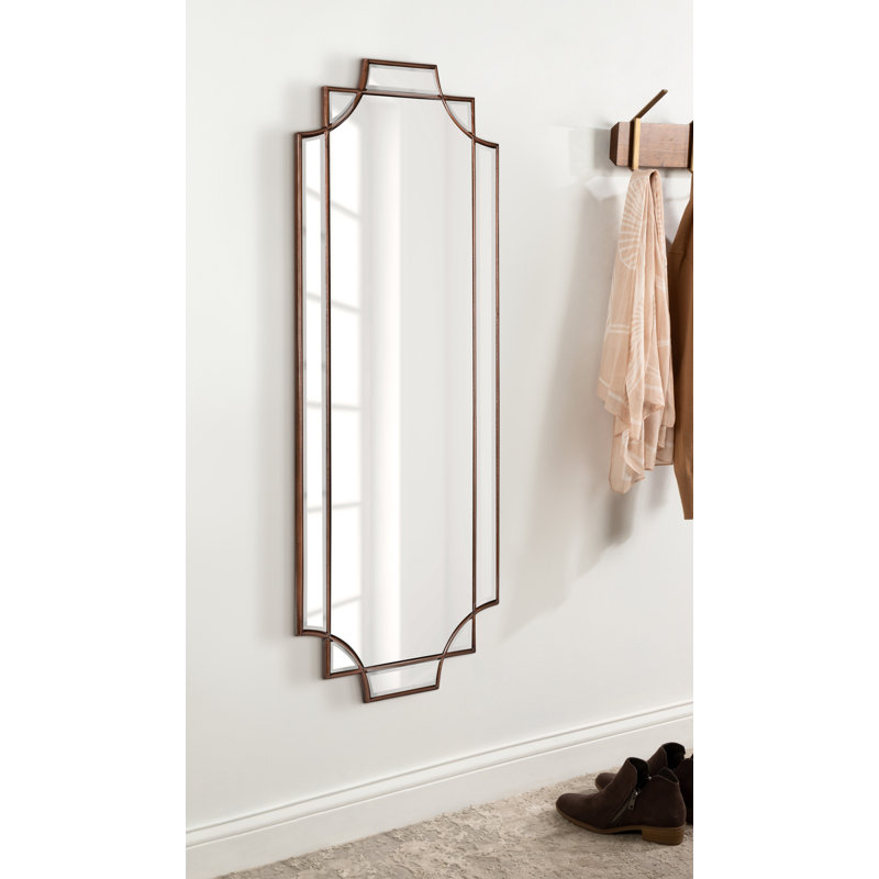Ocilla Flat Mirror, Bronze, 42" x 16"