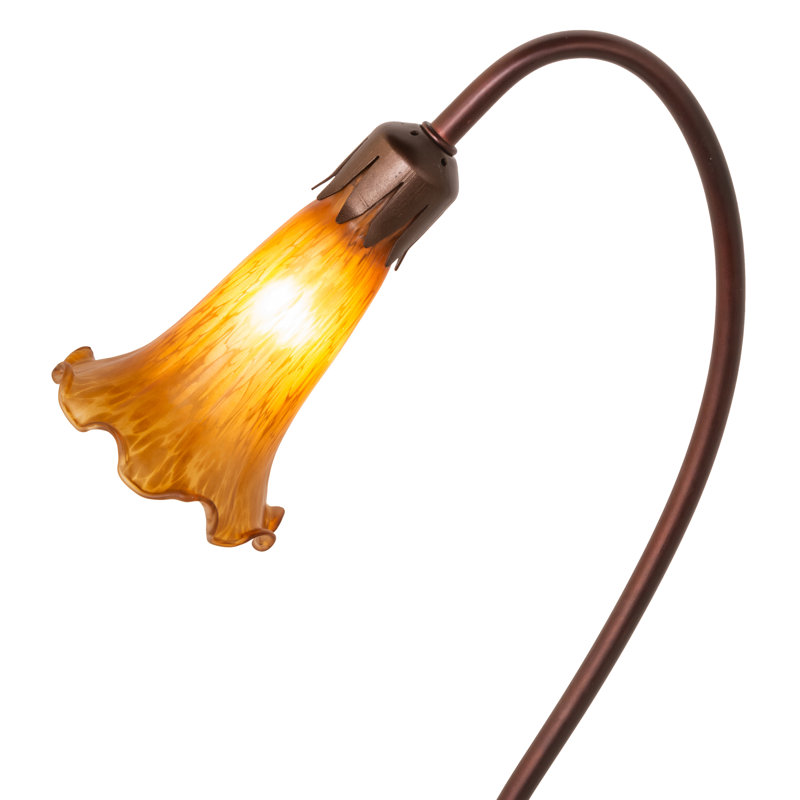 Meyda Tiffany & Stained Glass Table Lamp, Amber