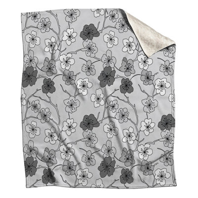 Couvertures à motifs de fleurs de cerisier