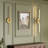 Battery Operated Wall Sconces with Remote Control, 24'' LED Flush Mounted Sconces-18311369