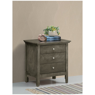 Gray Nightstand For Modern Living
