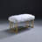 Winterbourne Down Faux Fur Upholstered Bench