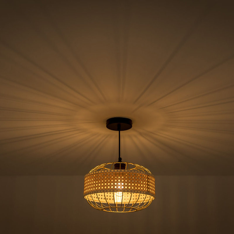 Adhamh 1 - Light Geometric Lamp Shade, Gold